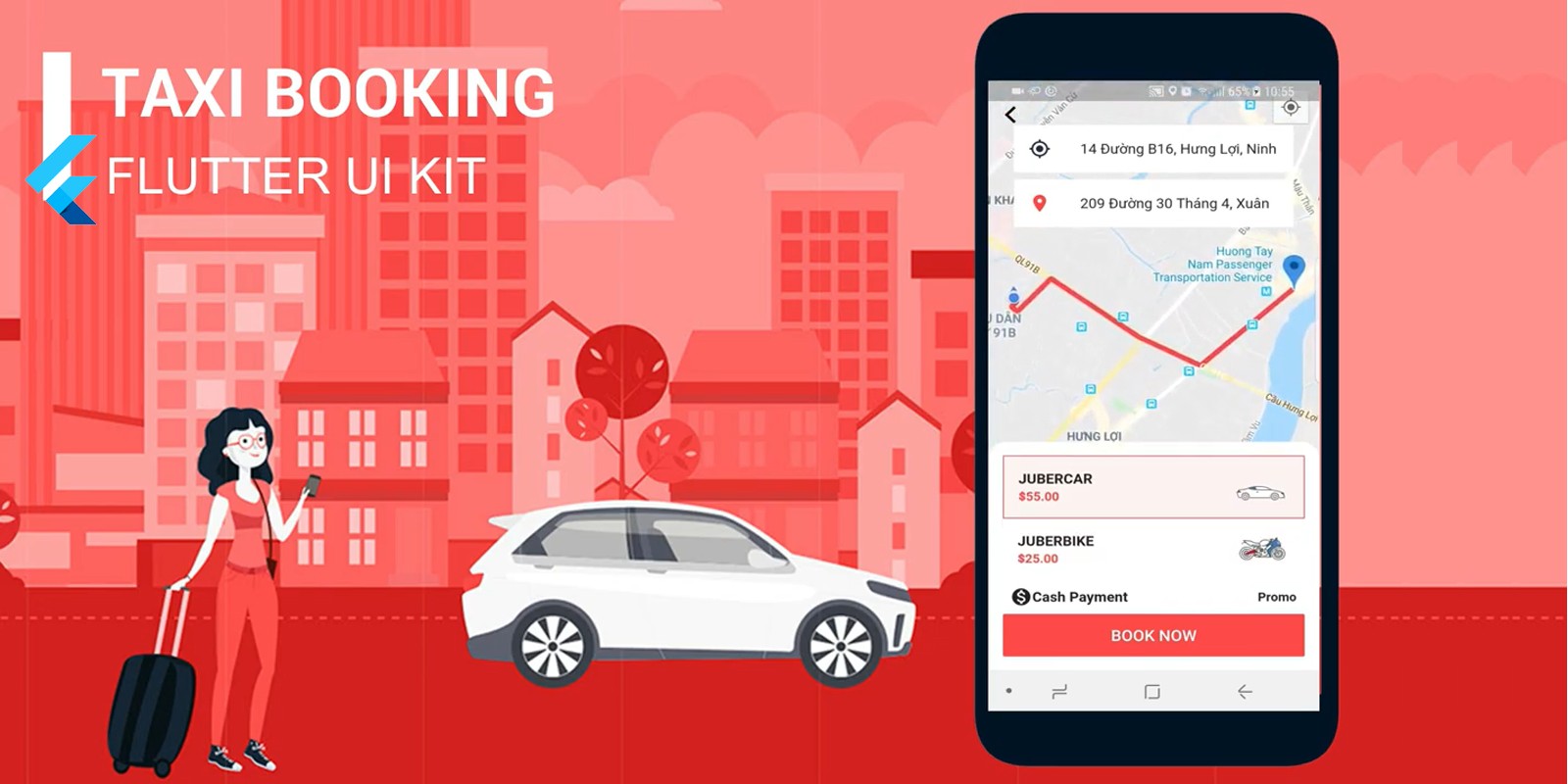 Taxi App - Flutter UI Kit