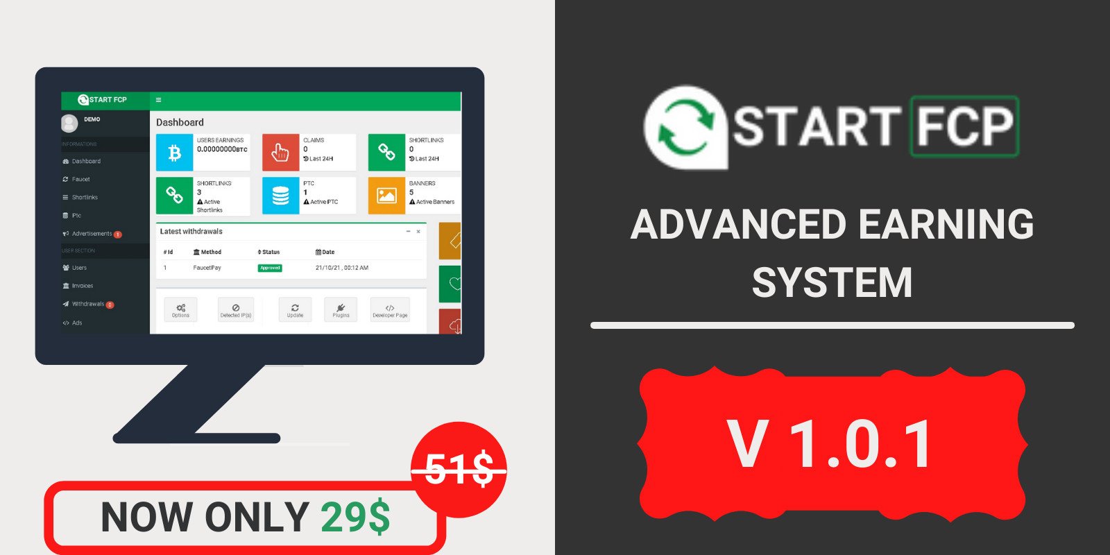 StartFCP - Advanced Earning System PHP