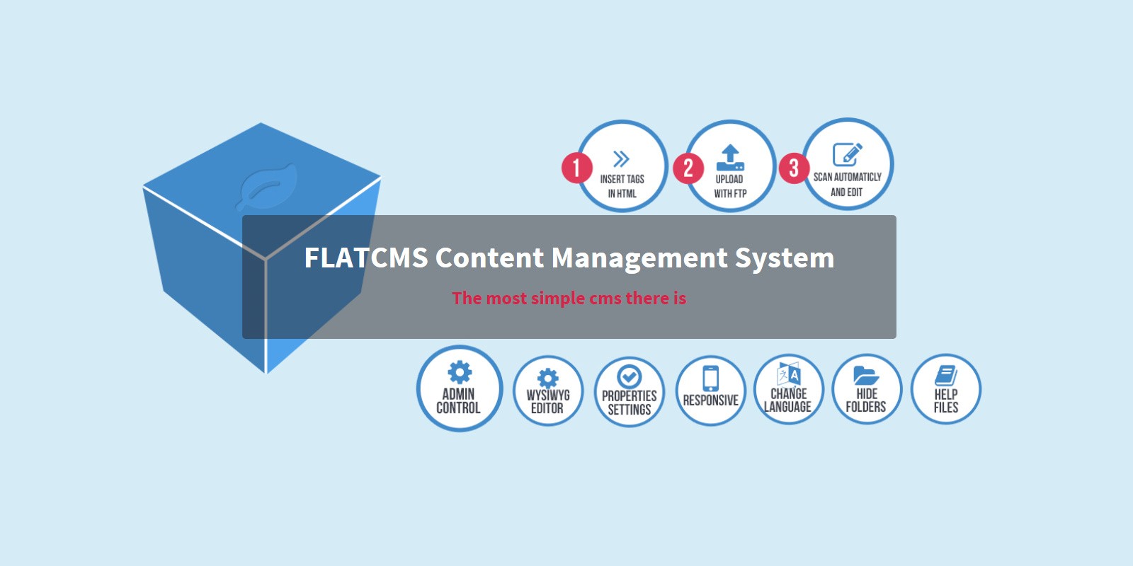 FlatCMS For Static Websites - PHP Scripts