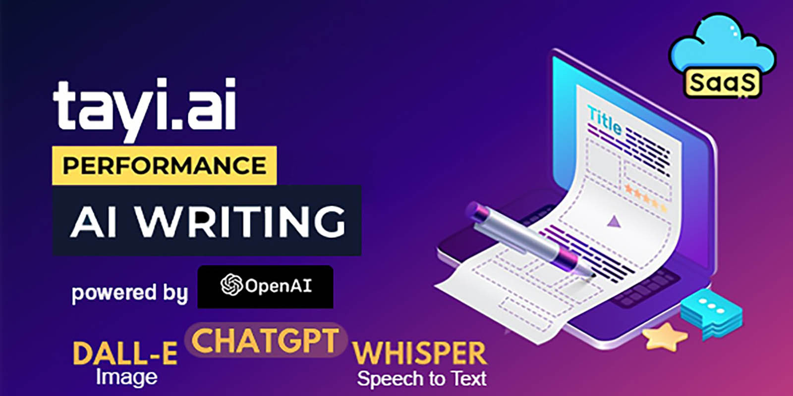 OpenAI ChatGPT Online Writing Tool as SaaS