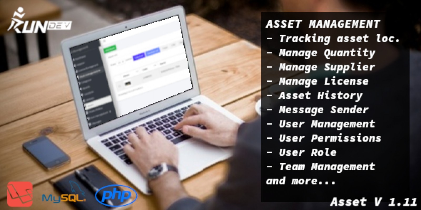 Asset Management Application - PHP Scripts