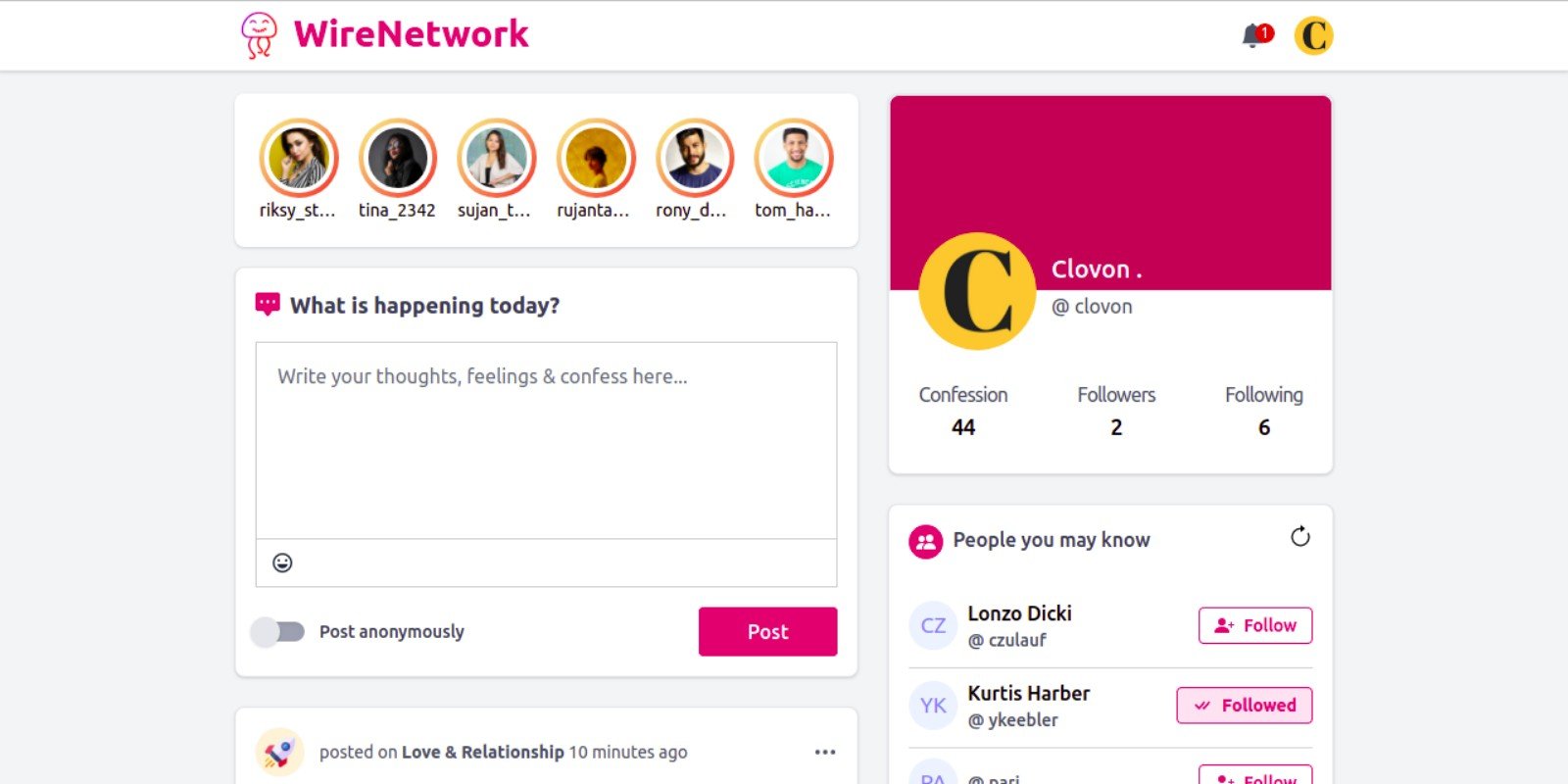 WireNetwork Social Media Networking Platform - PHP Scripts 