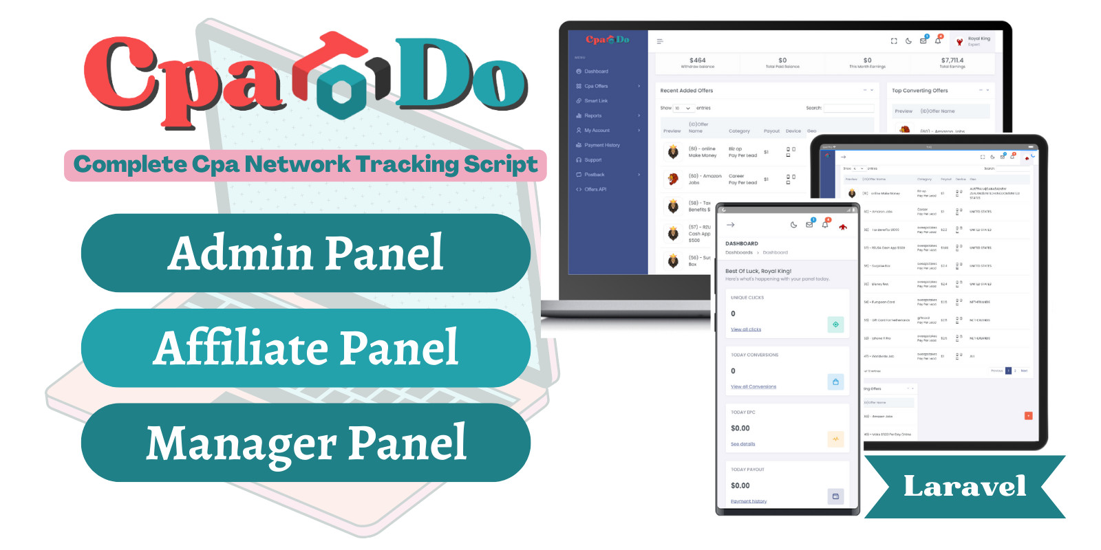 CpaTodo - Run your own CPA Advertising Network